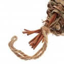 Mini Hanging Humming Bird House Hand Woven Straw Rope Pet Hamster