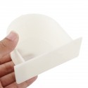 Bird Cage Food Box Trough Feeder Bowl Semi-circular Birds Home Accessories For Pet Supplies - Translucent