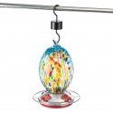 gracosy Hummingbird Feeders for Outdoors, Hand Blown Glass Hummingbird Feeder, for Garden Backyard Decor, 32 Ounces Hummingbird 
