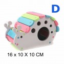 Hamster Golden Bear Bedroom Color Wooden House Big House - 1