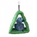 M Size Bird Hamster Hanging Cave Cage Hammock Tent Bed Bunk Parrot Toy -  Pink