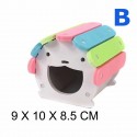 Hamster Golden Bear Bedroom Color Wooden House Big House - 1