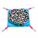 Pet Hamster Birds Hammock Double Layer Squirrel Hanging Bed House Cute Mezzanine Hanging Bed - A