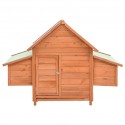   171459 Outdoor Chicken Coop 152x96x110 cm Solid Firwood Pet Supplies Dog House Pet Home Cat Bedpen Fence Play