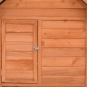   171459 Outdoor Chicken Coop 152x96x110 cm Solid Firwood Pet Supplies Dog House Pet Home Cat Bedpen Fence Play