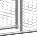   3089328 Outdoor Chicken Cage 3x12x2 m Galvanised Steel Pet Supplies Dog House Pet Home Cat Bedpen Fence Playp