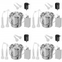 5L Electric Milking Machine Stainless Steel Bucket Pulsating Milking Machine for Farm Cows Cattle Goat Vacuum Pump Bucket - Sheep