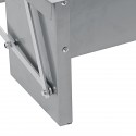 8.2L Automatic Aluminium Chicken Treadle Feeder Self Opening