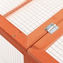 Outdoor Rabbit Hutch 124x120x60 cm Solid Firwood Pet Supplies Dog House Pet Home Cat Bedpen Fence Play