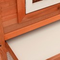  170174 Outdoor Large Rabbit Hutch 192 x 50 x 101 cm House Pet Cage Double House Pet Supplies Rabbit House Pet