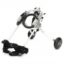 Pet Dog Wheelchair for Handicapped Small Cat Scooter Run Walking Folding Chair Disabled Paralysis Puppy Cart Legs Support