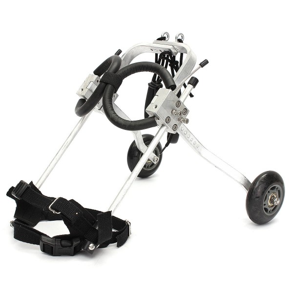 Pet Dog Wheelchair for Handicapped Small Cat Scooter Run Walking Folding Chair Disabled Paralysis Puppy Cart Legs Support