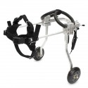 Pet Dog Wheelchair for Handicapped Small Cat Scooter Run Walking Folding Chair Disabled Paralysis Puppy Cart Legs Support